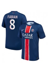 Paris Saint-Germain Fabian Ruiz #8 Voetbaltruitje Thuis tenue 2024-25 Korte Mouw